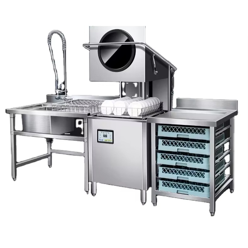 Commercial Kitchen Dishwasher - 맞춤형 식당 주방 독립형 자동 후드식