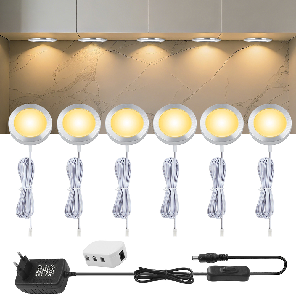 Commercial Kitchen Lights - 12V LED 언더 캐비닛 조명 스위치