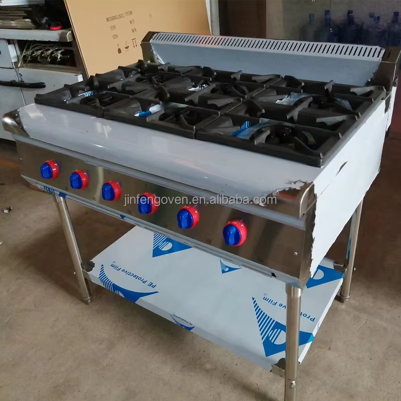 Commercial Kitchen Equipment - 상업용 주방기기 전문가용 6구 가스레인지 산업용