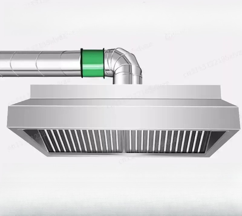 Commercial Exhaust Hood - 두꺼운 스테인리스 스틸 흄후드, 강력한 상업용