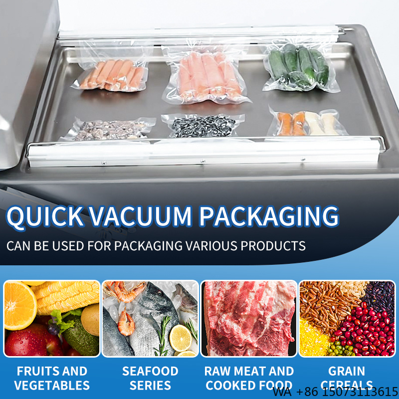 Vacuum Sealer - DZ-500 상업용 진공 포장기 이중 챔버,