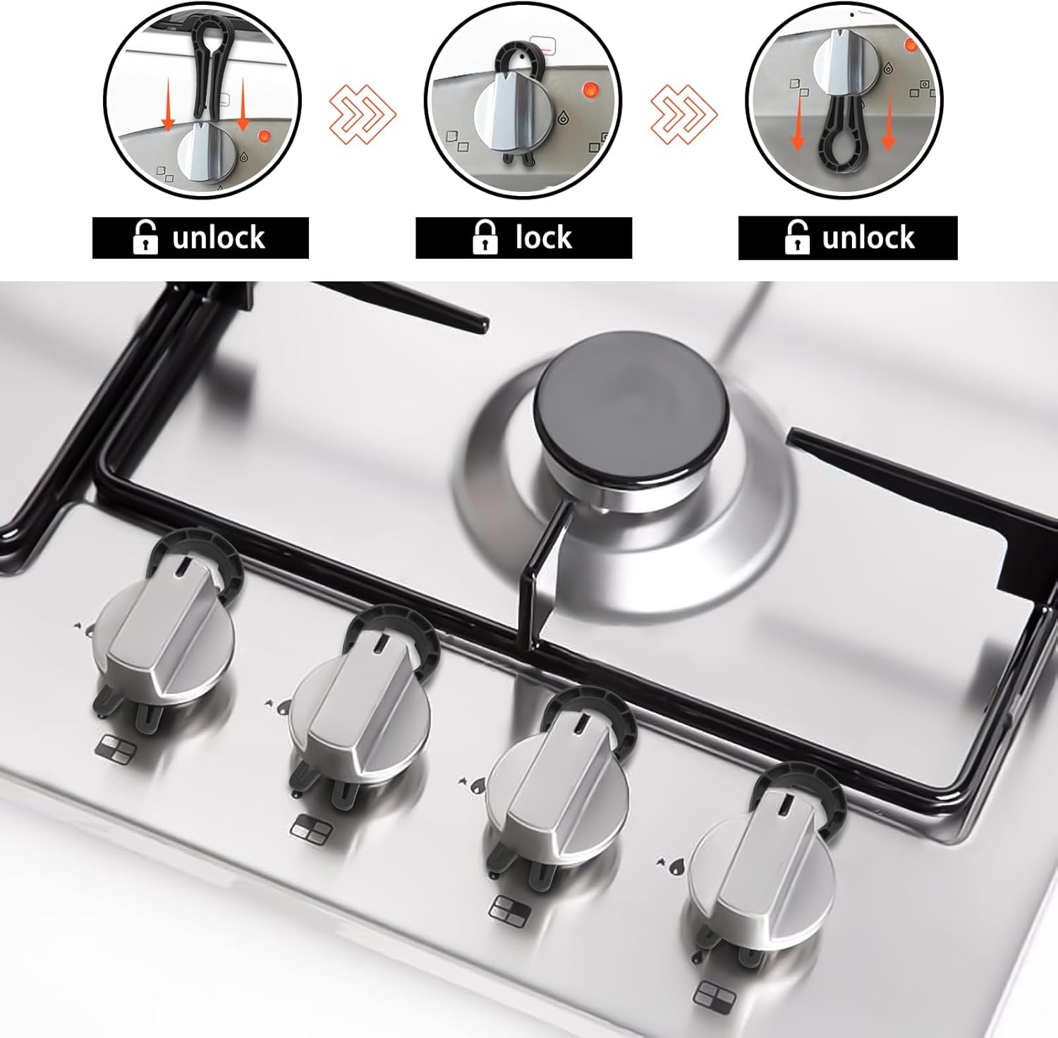 어린이 안전 주방 안전 세트 가스레인지 손잡이 잠금장치 - Commercial Kitchen Warmer 리뷰 및 가격