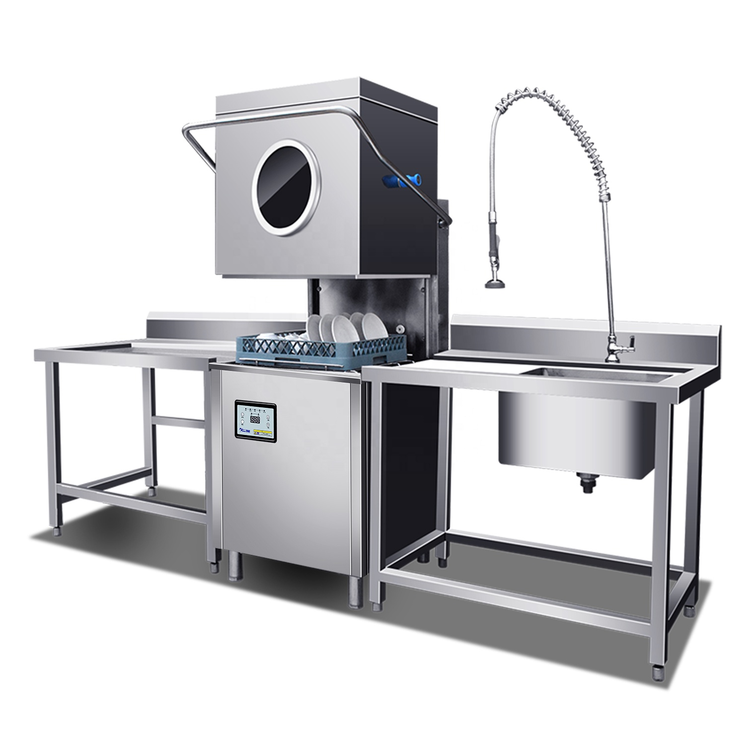 레스토랑 호텔 주방용 16KW 독립형 전기 후드식 자동 - Commercial Kitchen Dishwasher 리뷰 및 가격