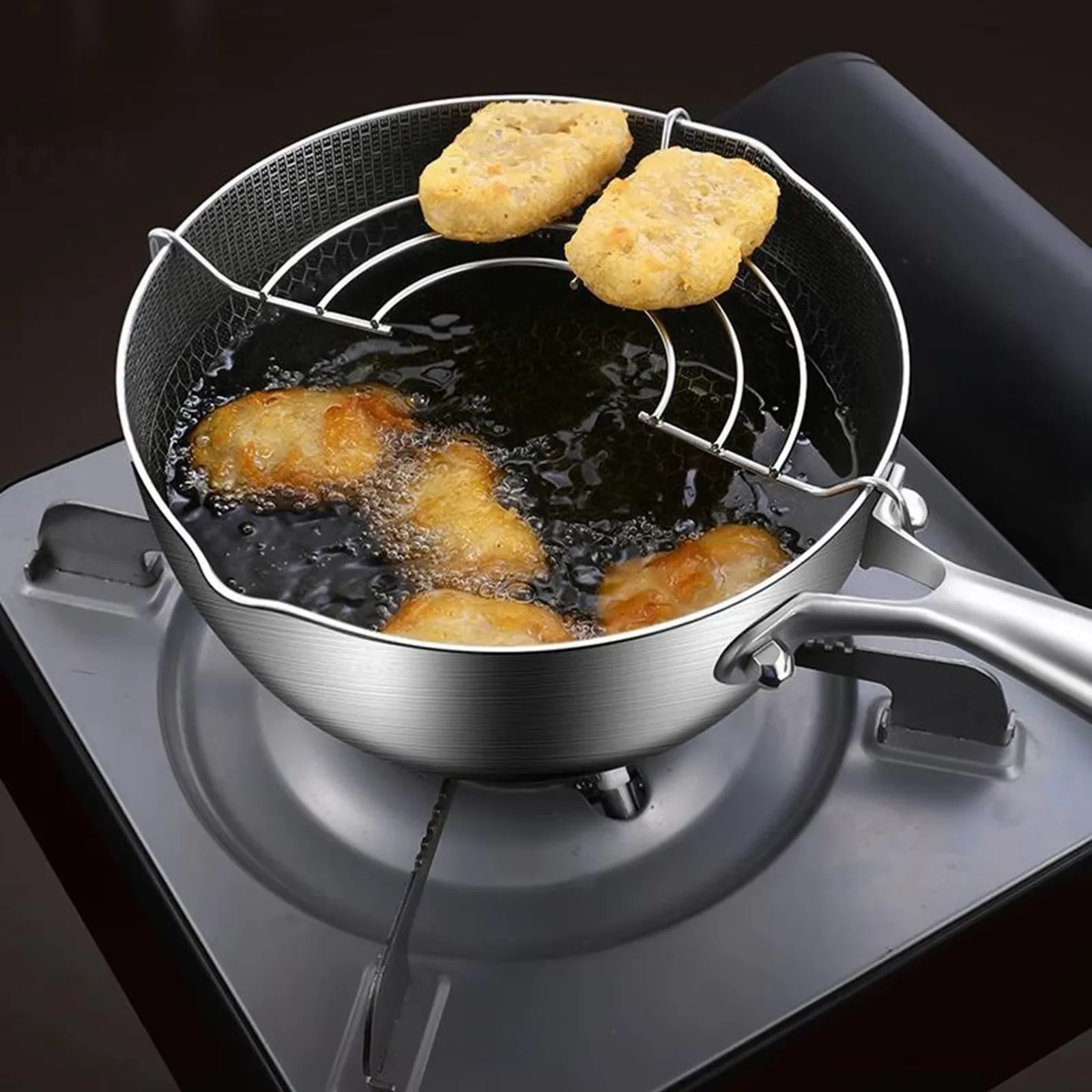일본 튀김 프라이어 팬 스테인레스 스틸 소스팬, 프렌치 - Commercial Kitchen Appliance 리뷰 및 가격