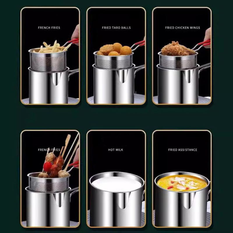304 스테인리스 스틸 딥 프라이어 튀김 바구니 포함  - Commercial Kitchen Appliance 리뷰 및 가격