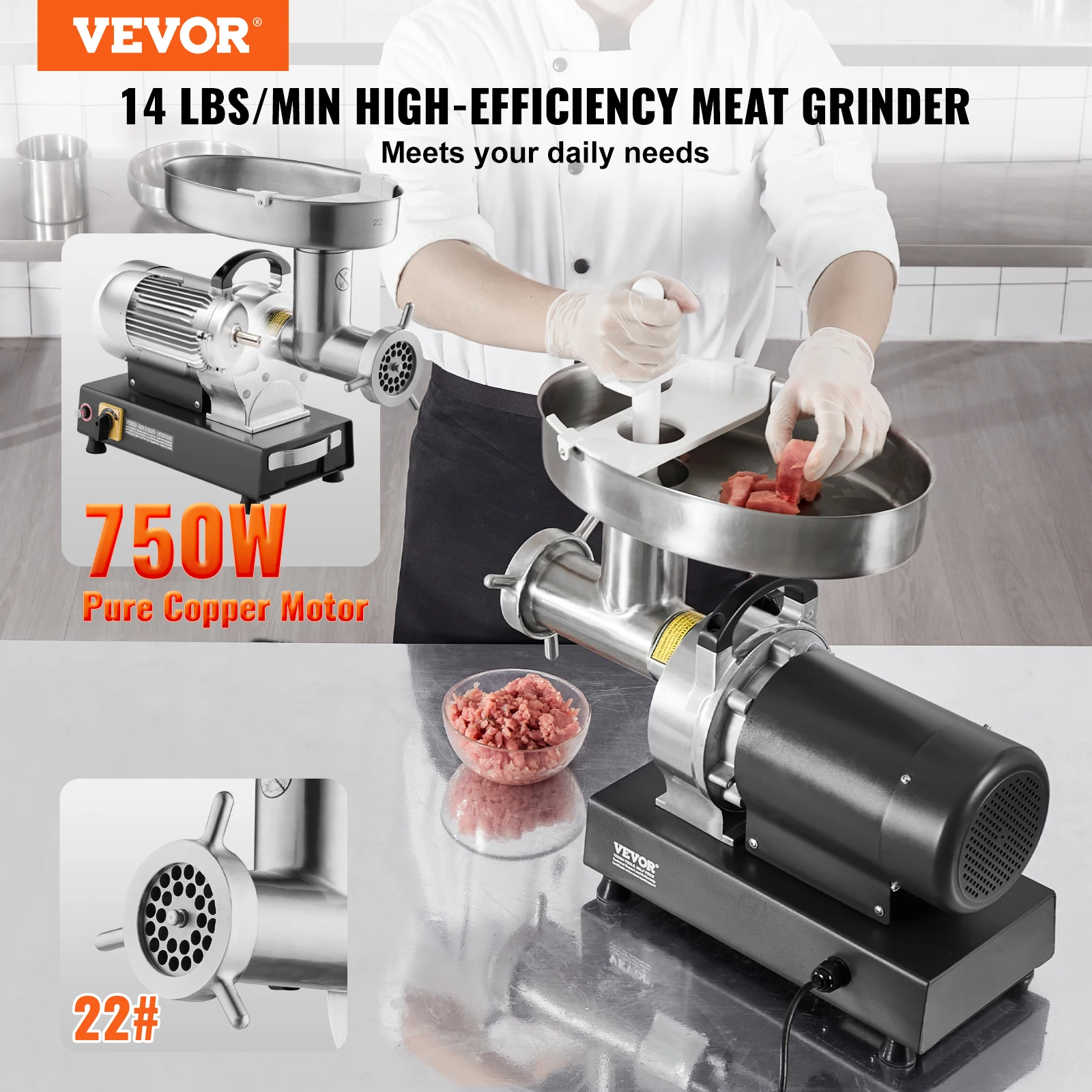 Succebuy 전기 고기 분쇄기 스테인리스 스틸 상업 - Commercial Kitchen Store 리뷰 및 가격