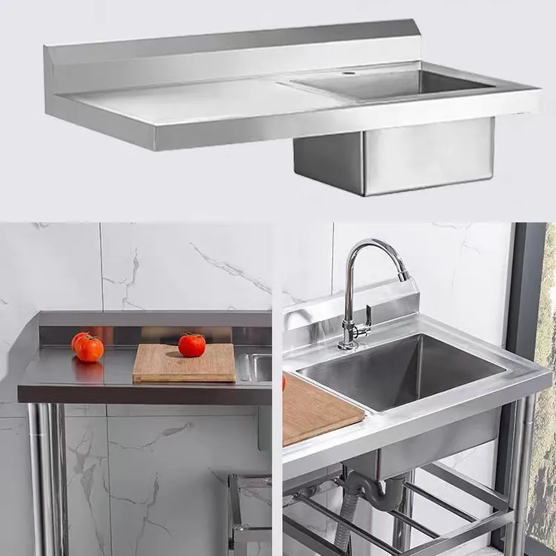 스테인리스 싱크대 상업용 세면대 일체형 싱크대 브래킷  - Commercial Kitchen Dishwasher 리뷰 및 가격