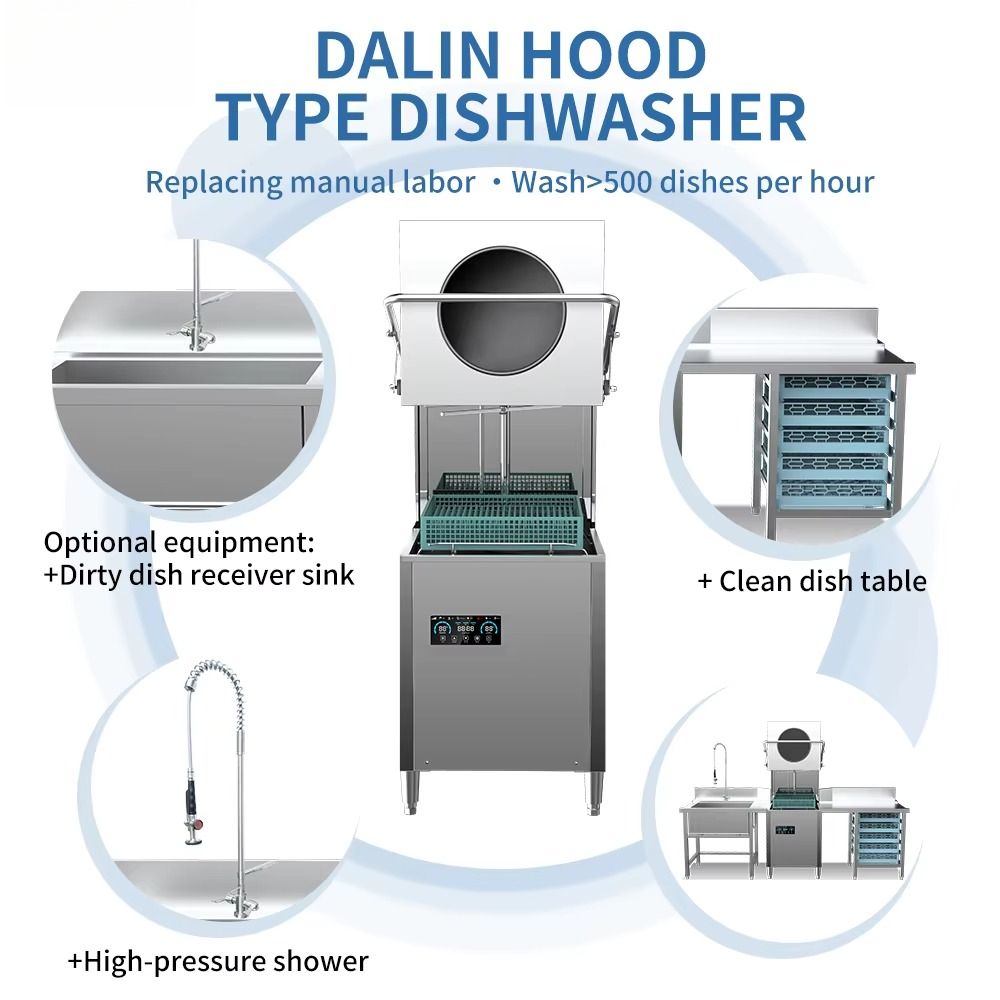 5KW 7KW 9KW 독립형 스마트 산업용 상업용 식기 - Commercial Kitchen Dishwasher 리뷰 및 가격