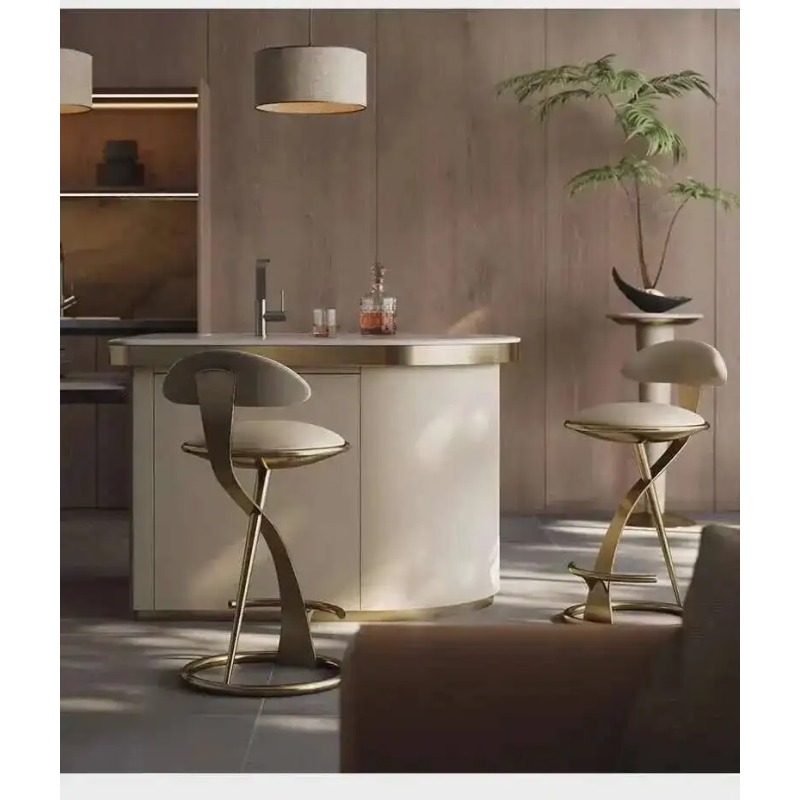 등받이가 있는 스테인리스 스틸 바 스툴, 가정, 주방  - Commercial Kitchen Lighting Design 리뷰 및 가격