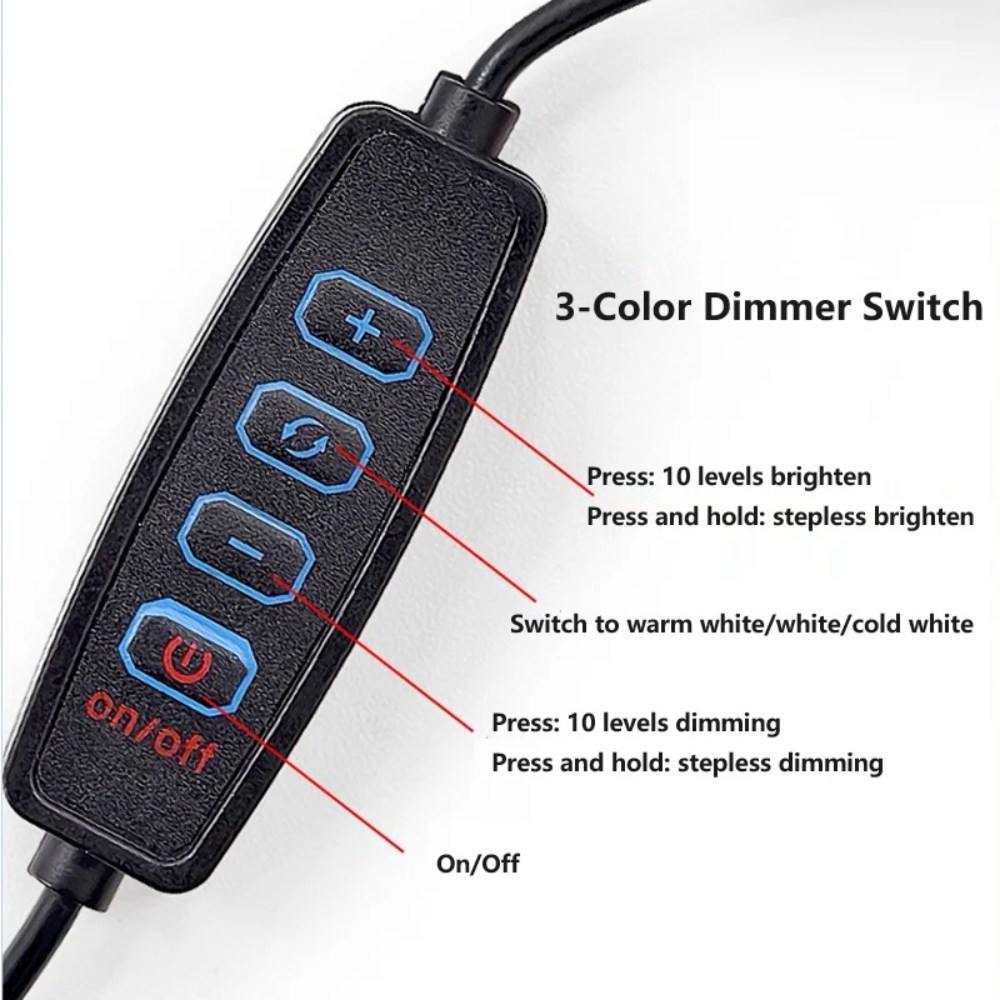 3가지 색상 조절 가능 USB 퍽 조명 5V 초슬림 L - Commercial Kitchen Lights 리뷰 및 가격