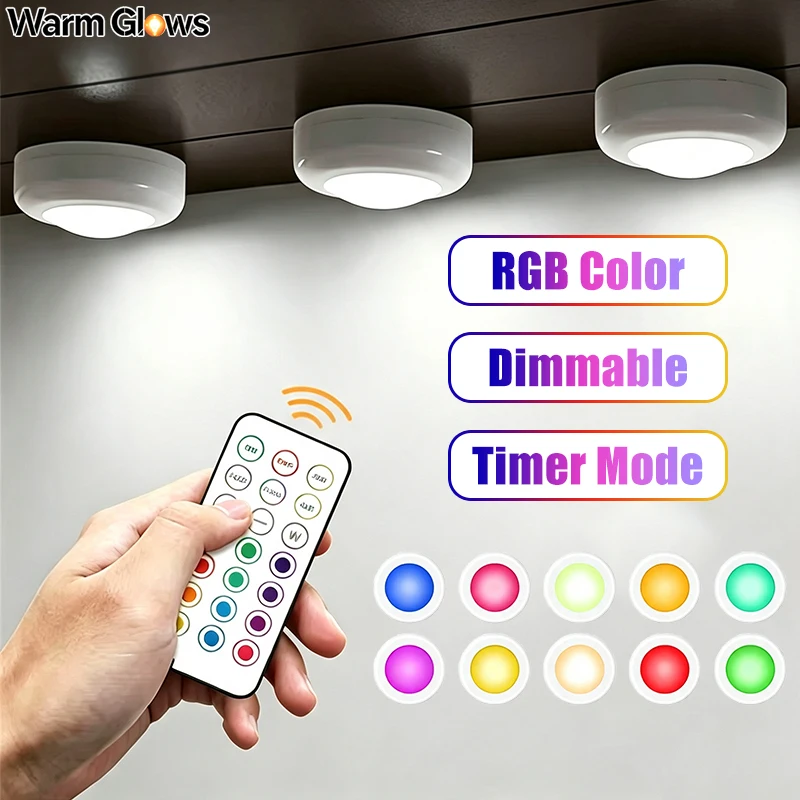 RGB LED 언더 캐비닛 조명(리모컨 포함) 배터리  - Commercial Kitchen Lights 리뷰 및 가격