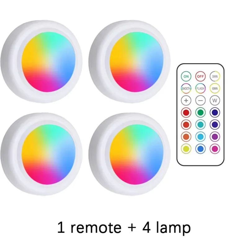RGB LED 언더 캐비닛 조명(리모컨 포함) 배터리  - Commercial Kitchen Lights 리뷰 및 가격