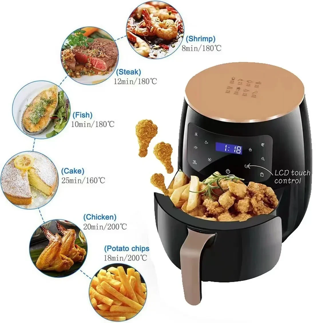 6L 에어 프라이어 다기능 지능형 터치 스크린 오븐 가 - Commercial Kitchen Appliance 리뷰 및 가격