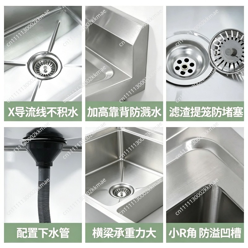 상업용 304 스테인리스 싱크대 싱글/더블/트리플볼 학 - Commercial Kitchen Dishwasher 리뷰 및 가격