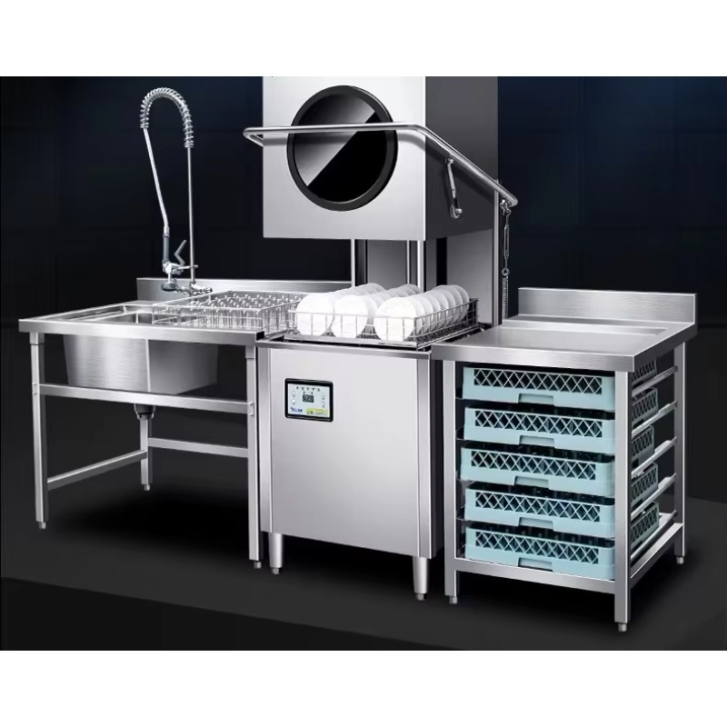 맞춤형 식당 주방 독립형 자동 후드식 전기 상업용 식기 - Commercial Kitchen Dishwasher 리뷰 및 가격