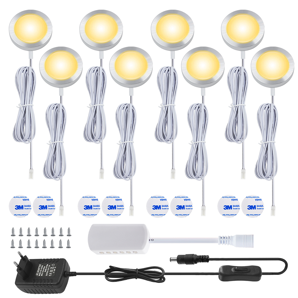 12V LED 언더 캐비닛 조명 스위치 전원 키트 컬렉 - Commercial Kitchen Lights 리뷰 및 가격