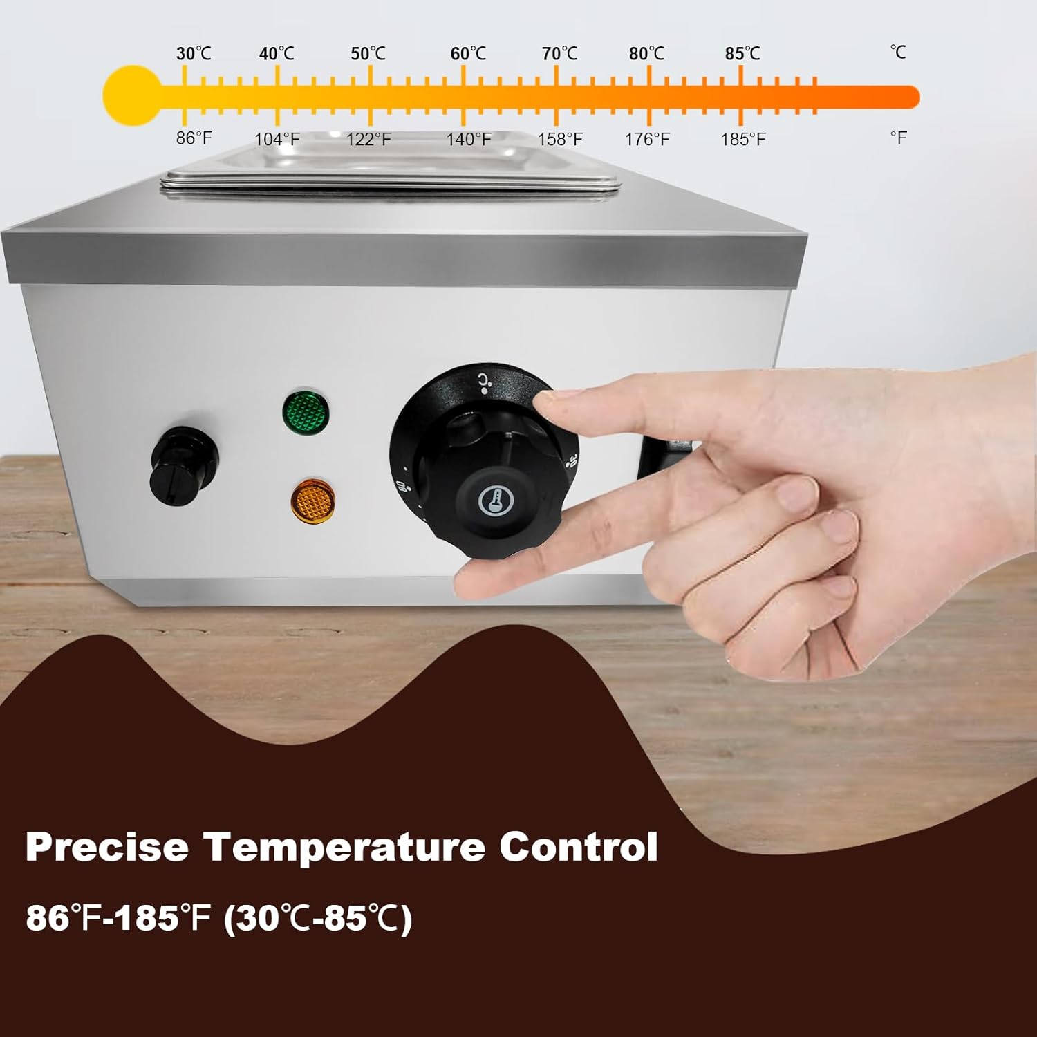 TWISTER.CK 1200W 초콜릿 멜팅팟 – 온도  - Commercial Kitchen Warmer 리뷰 및 가격