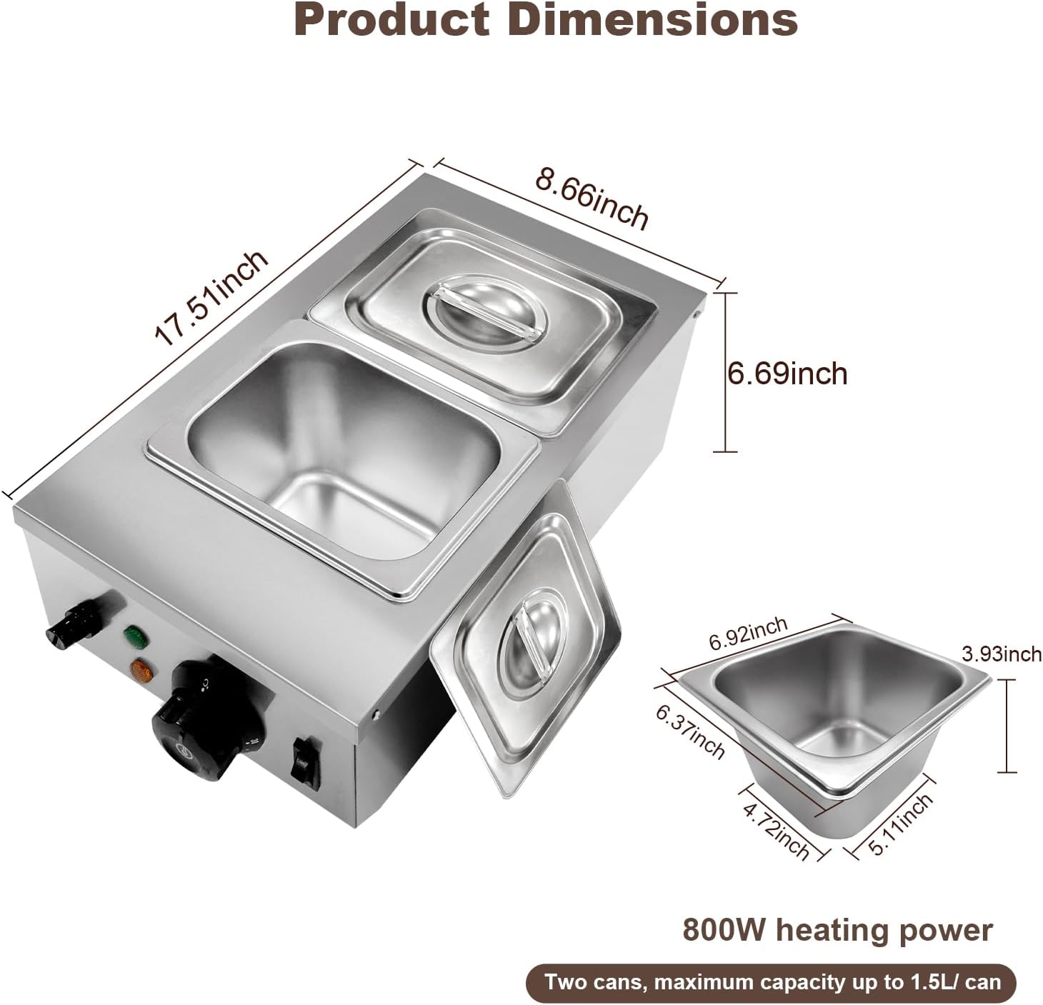 TWISTER.CK 1200W 초콜릿 멜팅팟 – 온도  - Commercial Kitchen Warmer 리뷰 및 가격