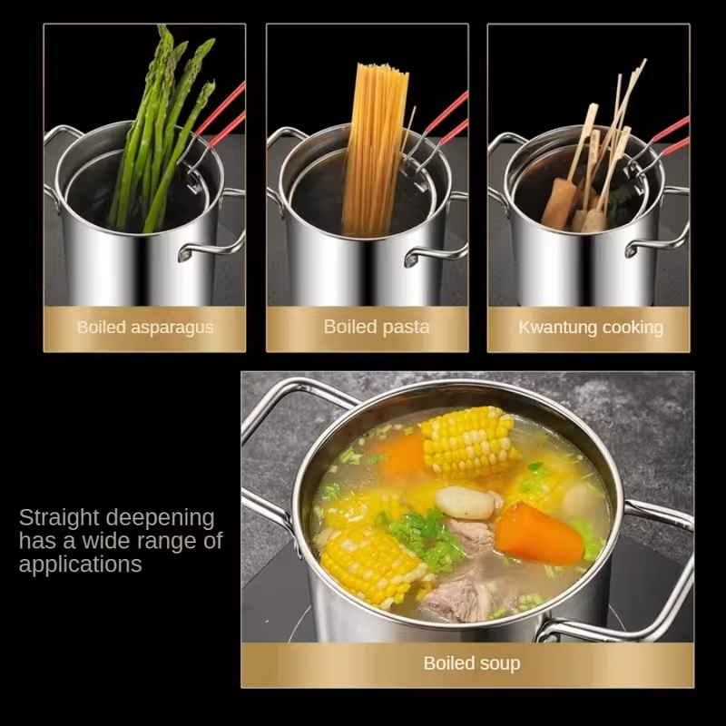 304 스테인리스 스틸 딥 프라이어 용기(바스켓 및 뚜 - Commercial Kitchen Appliance 리뷰 및 가격