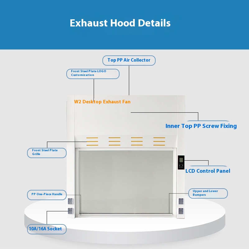 스틸 글라스 엣지 실험실 배기 환기 캐비닛 덕트 코어  - Commercial Exhaust Hood 리뷰 및 가격