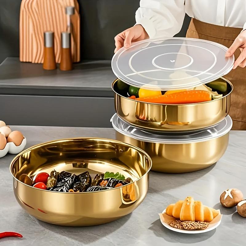 새로운 스테인리스 스틸 믹싱볼(뚜껑 포함) - 베이킹, - Commercial Kitchen Dishwasher 리뷰 및 가격
