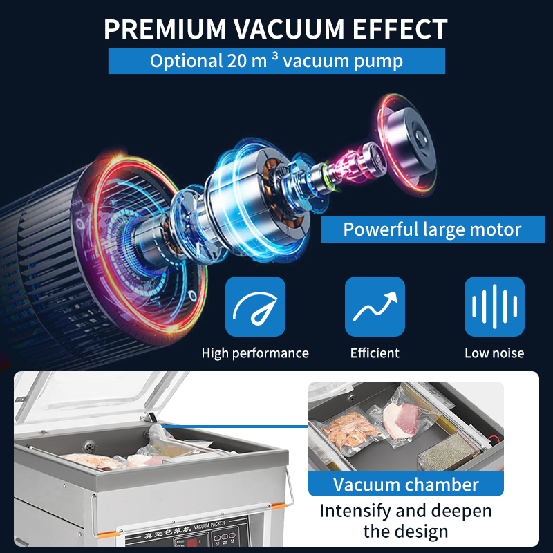 DZ-500 수직형 단일 챔버 식품 진공 포장기 반자동 - Vacuum Sealer 리뷰 및 가격
