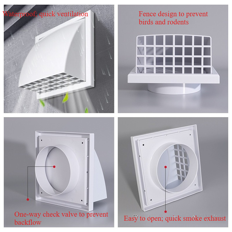 ABS 외벽 환기 그릴 레인지 후드 덕트 공기 배출구  - Commercial Exhaust Hood 리뷰 및 가격