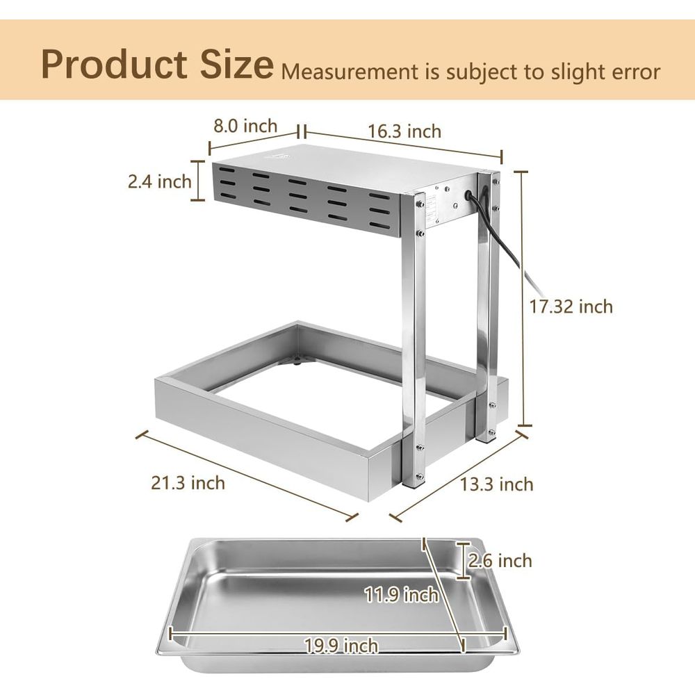 프렌치 프라이 워머, 상업용 히트 라이트 푸드 워머,  - Commercial Kitchen Warmer 리뷰 및 가격