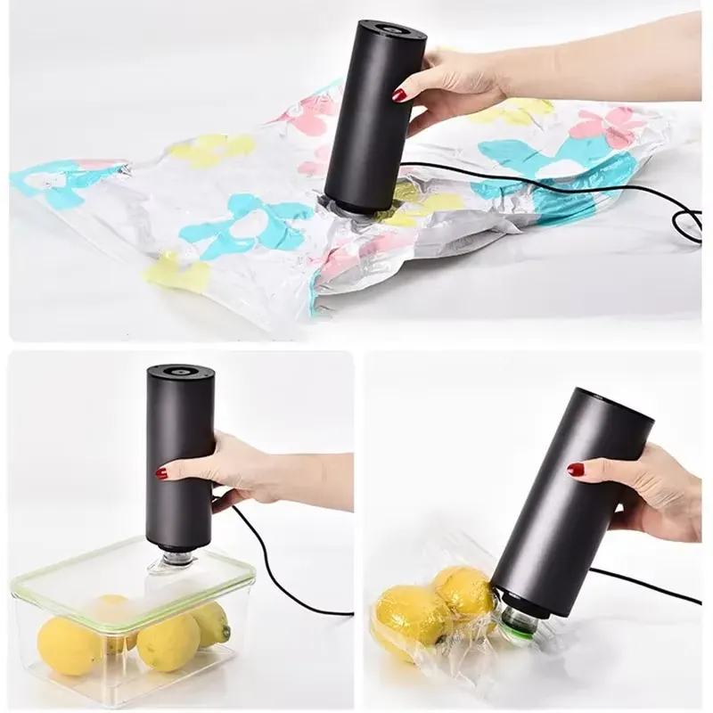 2 in 1 휴대용 진공청소기 미니 공기주입기 에어 컴 - Vacuum Sealer 리뷰 및 가격